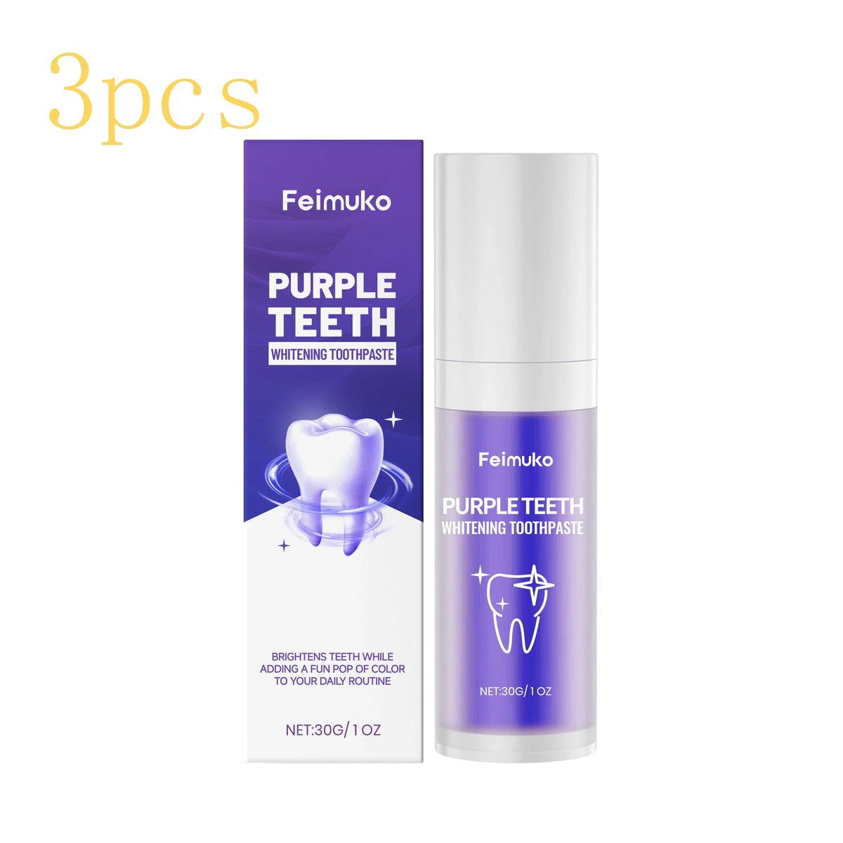 Premium Purple Toothpaste – Fresh Breath & Enamel Care