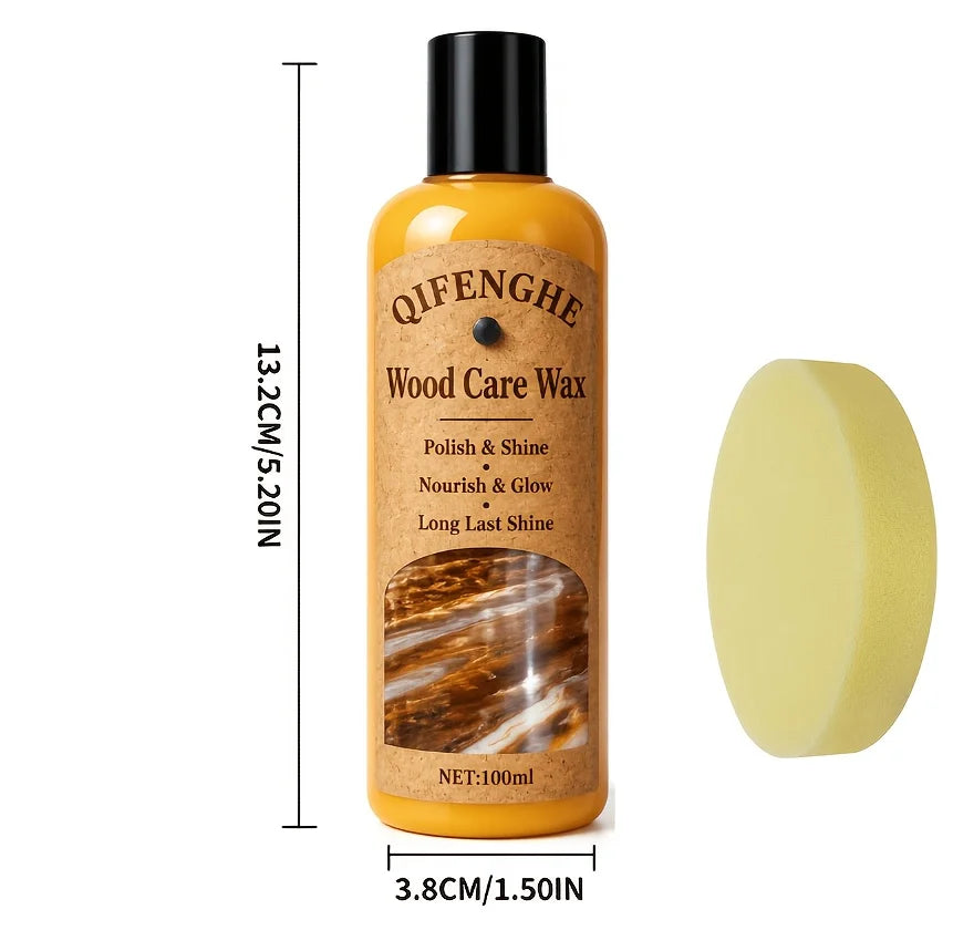 Wood Polish Wax with Coconut Oil – Shine & Water Protection