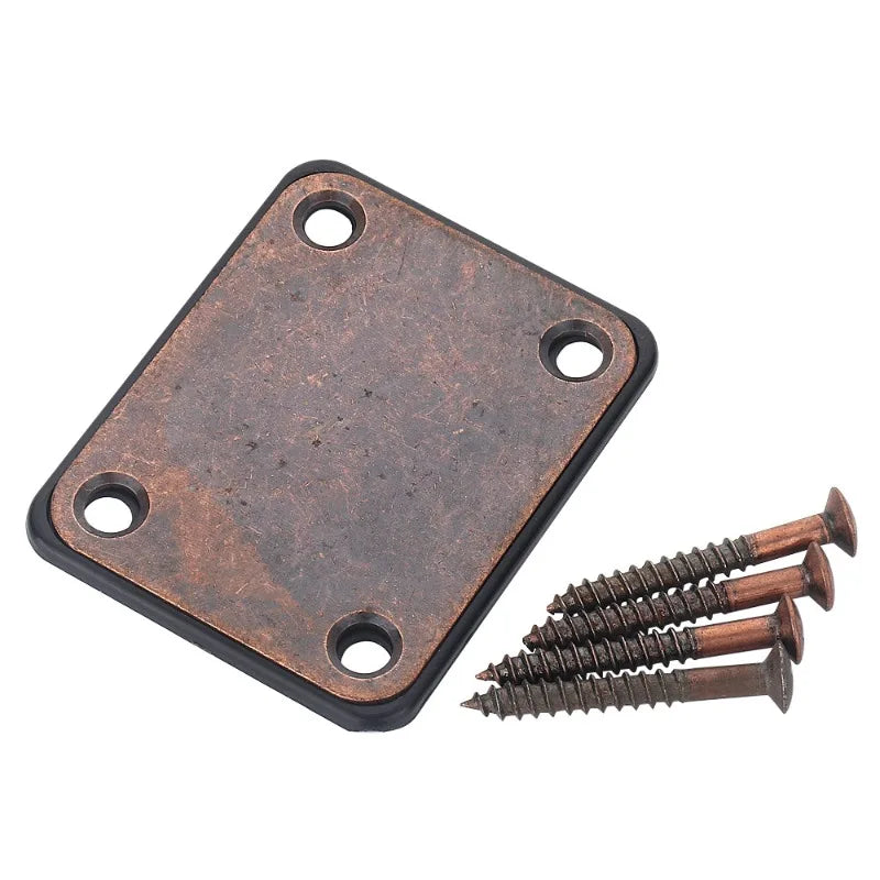 Bronze Electric Bass Guitar Reinforcement Body Connecting Steel Plate
