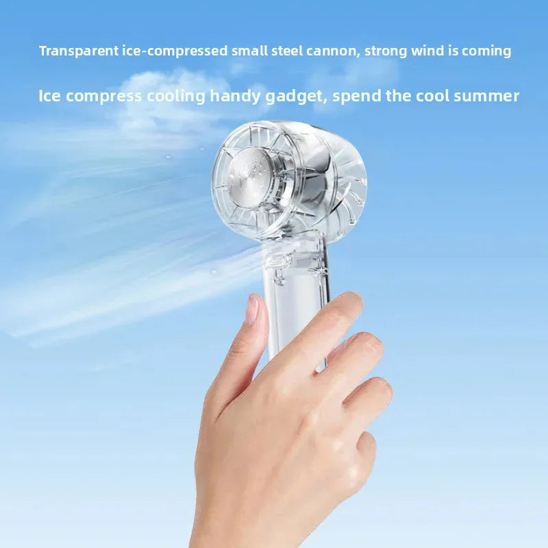 URGGU Handheld Mini Turbo Cooling Fan – 3 Speed, USB Portable