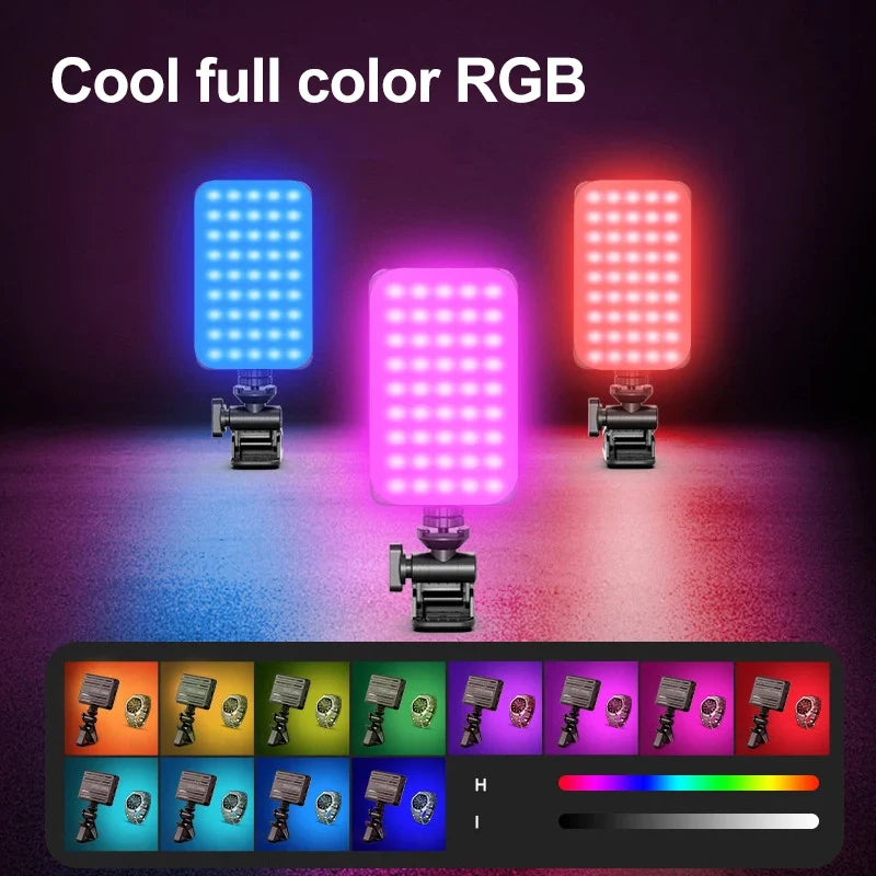 Mobile Phone Full-color RGB Fill Light Led Selfie Video Shooting