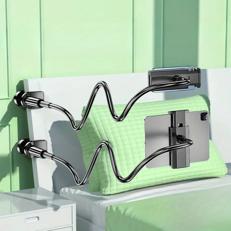 Universal 360-Degree Rotating Tablet Phone Holder Adjustable Spiral