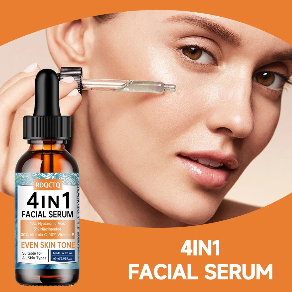 4-in-1 Face Serum – Hyaluronic Acid, Niacinamide & Vitamins