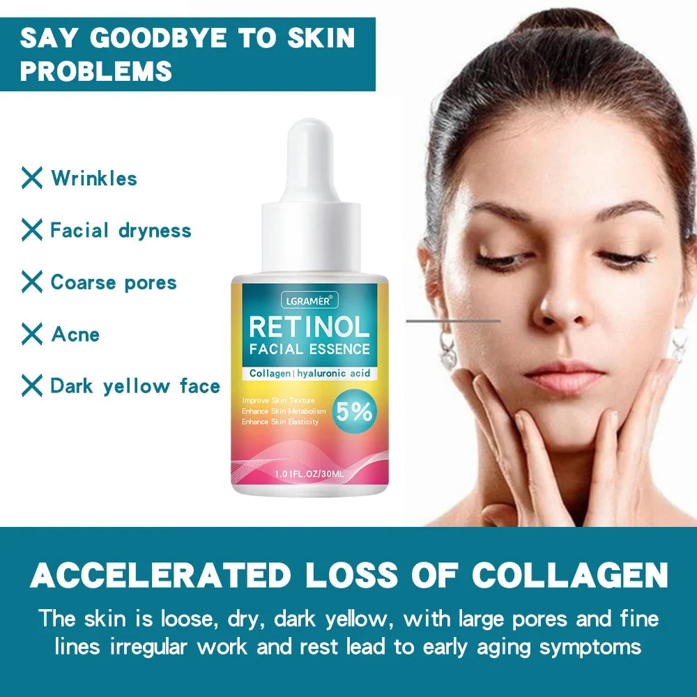 Retinol & Hyaluronic Acid Face Serum – Anti-Wrinkle & Firming
