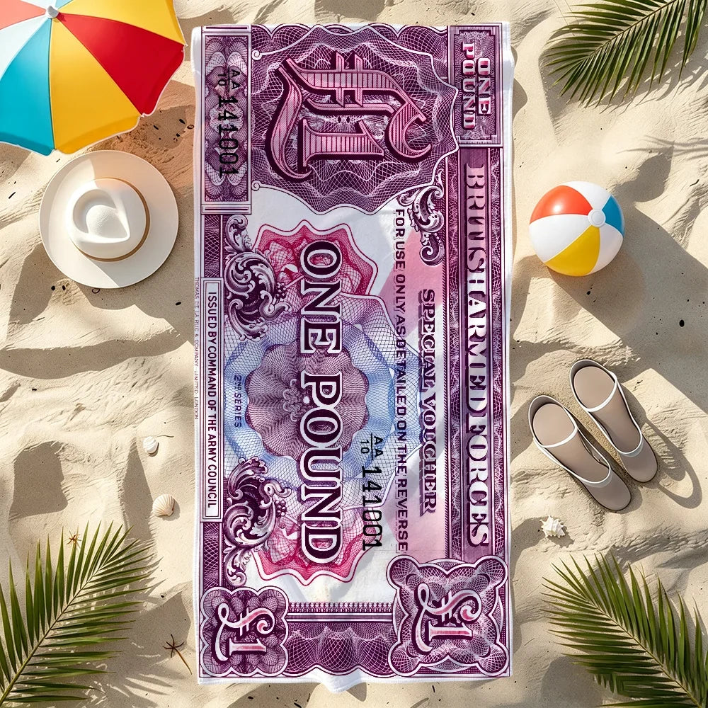 Quick-Dry Microfiber Beach Towel | Pool, Gym & Travel