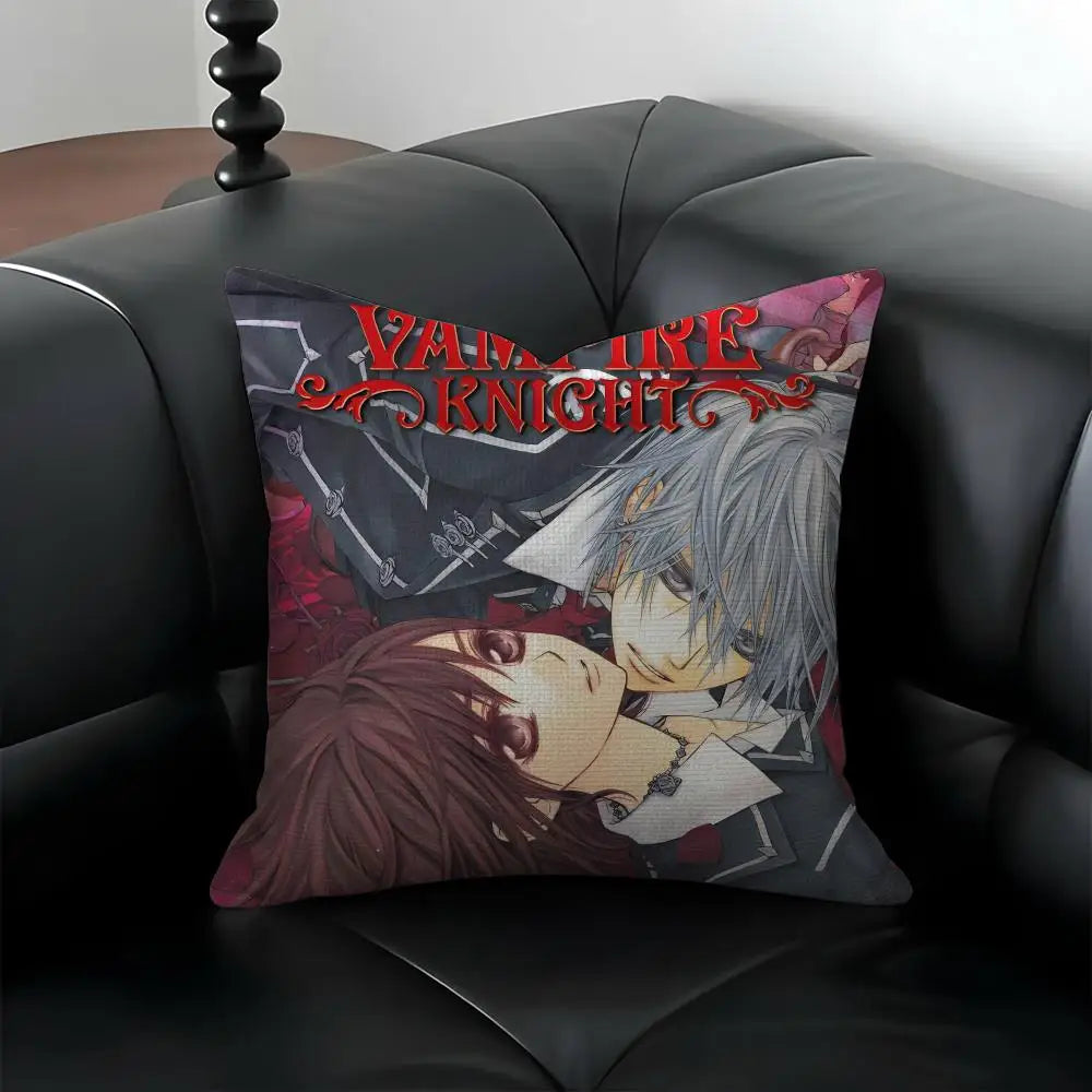 Anime Linen Cushion Cover – Sofa, Bedroom & Chair Pillow Case
