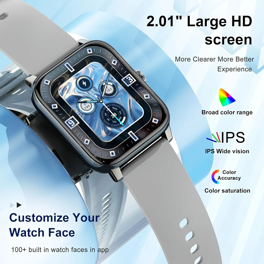 LAXASFIT H9 Smart Watch – Bluetooth Calls & Fitness Tracker