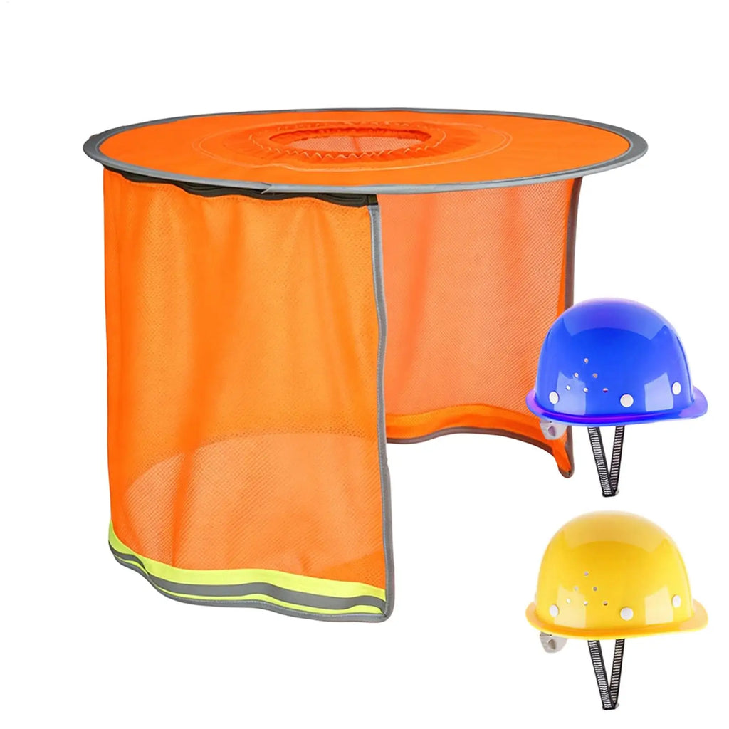 Hard Hat Sun Shade Visor – Breathable, Cooling & Reflective
