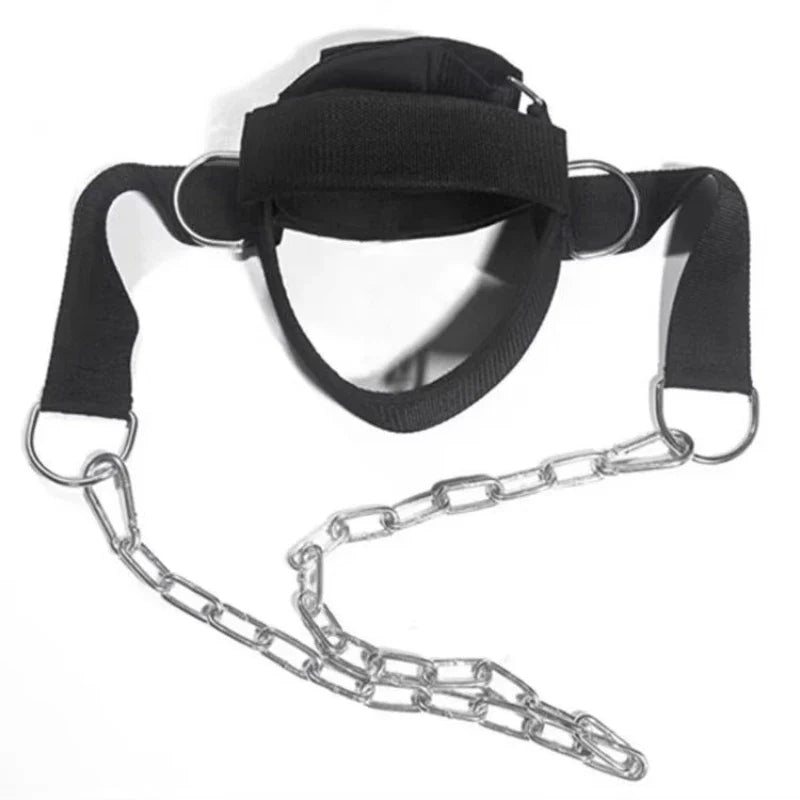 Heavy Duty Weighted Neck Cap – Adjustable Neck Training Harness