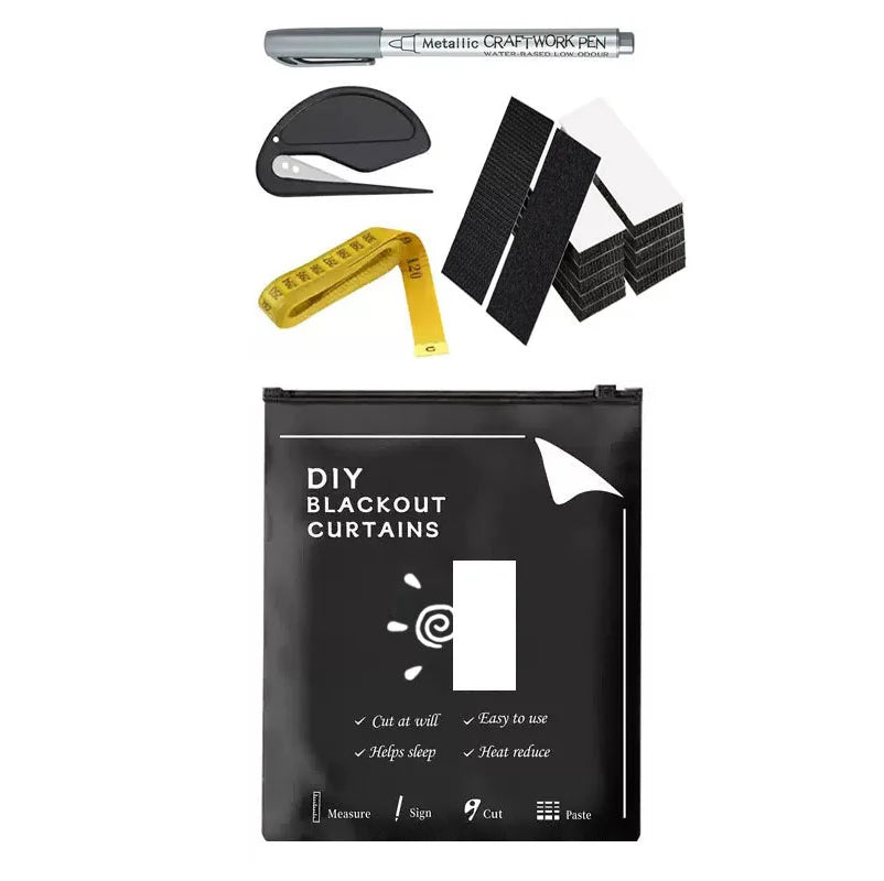 Portable Blackout Window Cover 40x58 – No Drill Curtain