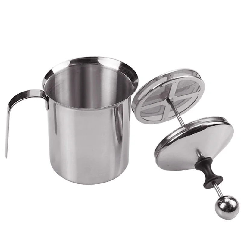 BALASHOV Double Mesh Stainless Steel Milk Frother 400ML