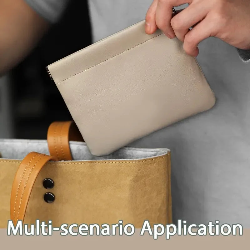 PU Leather Waterproof Storage Bag | Cosmetic & Jewelry Organizer