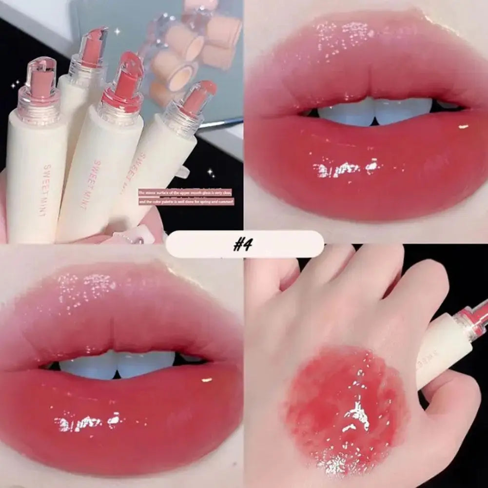 Hydrating Jelly Lip Gloss – Mirror Finish Tinted Moisturizing Glaze
