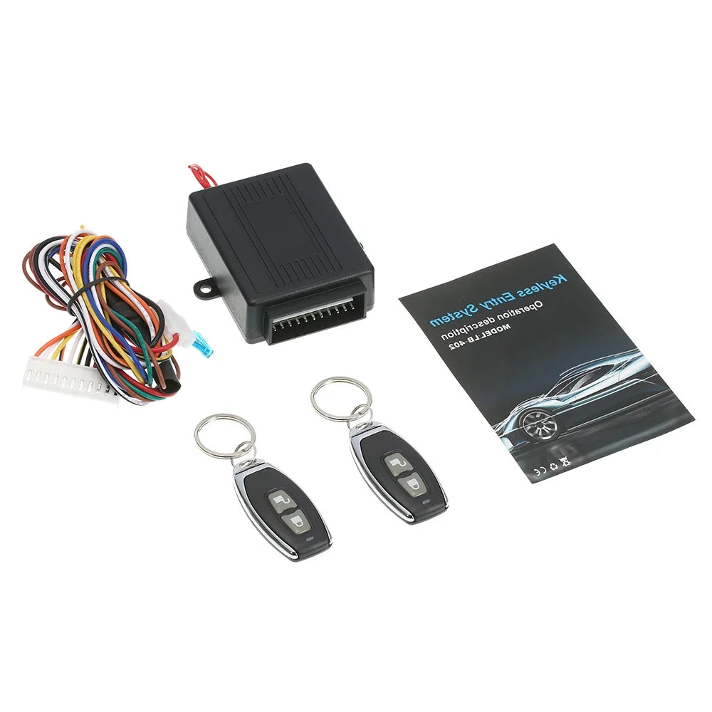 Universal Keyless Entry Car Door Lock System with Remote Kit