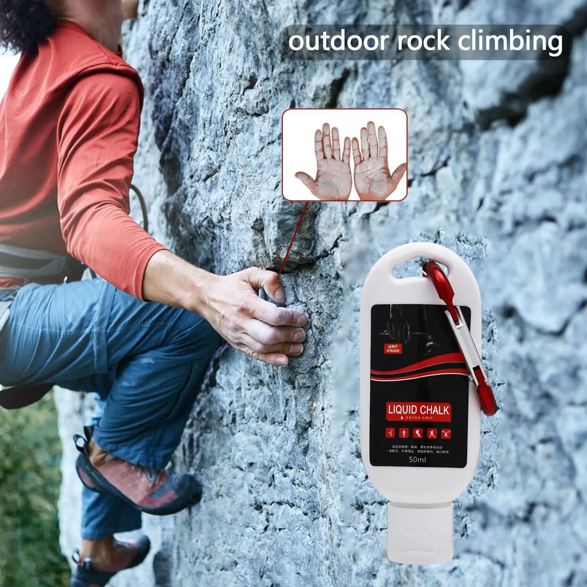 Liquid Chalk Grip Powder – Anti-Slip Gym & Climbing Chalk
