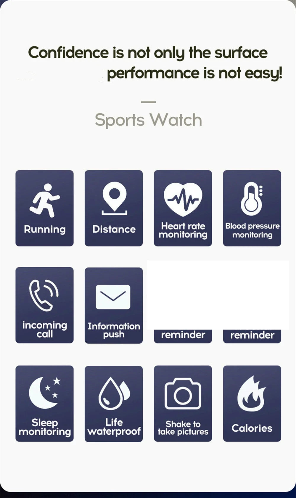 Kids Smart LED Digital Watch – Steps, Alarm & Heart Rate