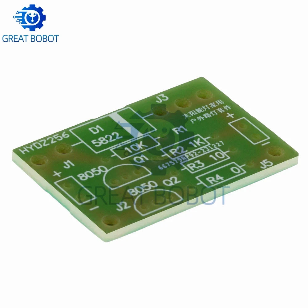 Solar Lithium Battery Charging Board | Light Control LED DIY