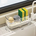 Multi-Functional Sink Rack | Drainage Shelf & Towel Holder