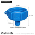 IBC Tank Adapter 60mm to 1/2"–2" BSP Male Pipe Fitting