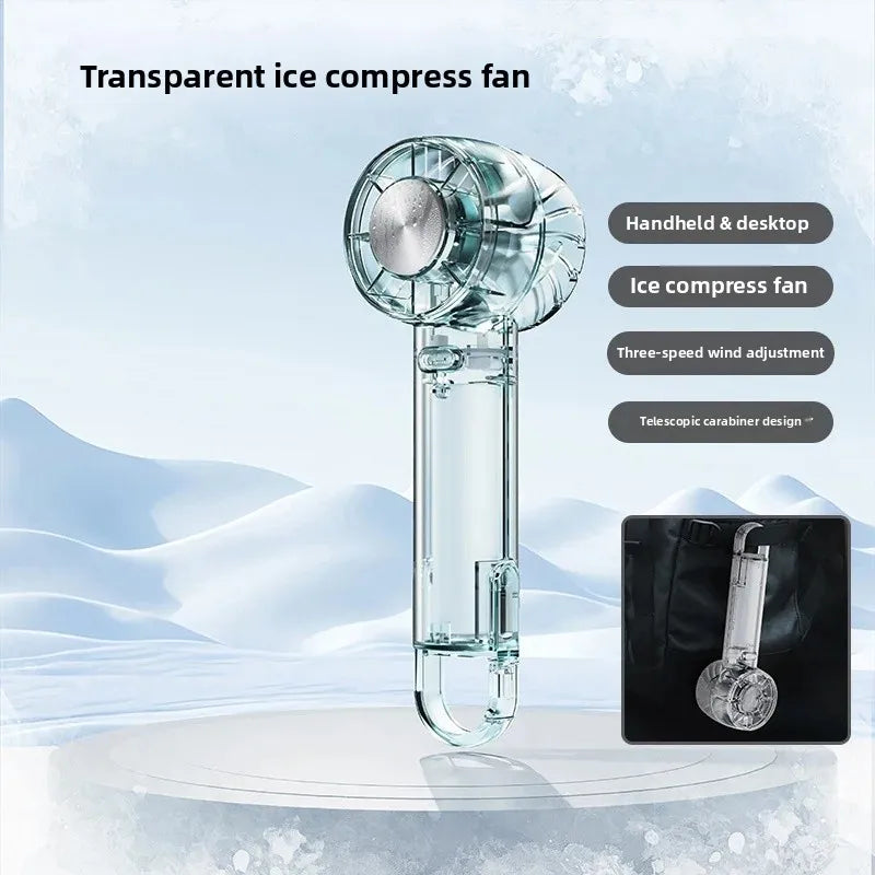 URGGU Handheld Mini Turbo Cooling Fan – 3 Speed, USB Portable