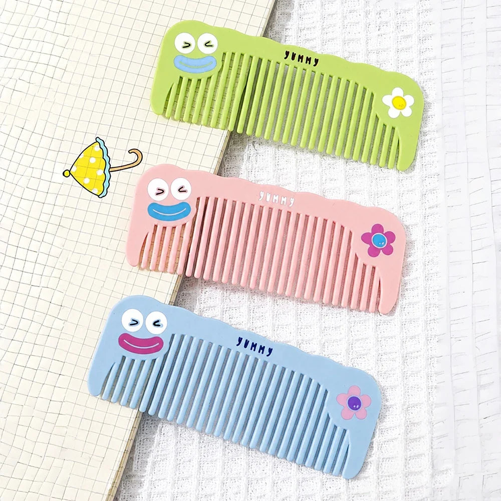 Cartoon Cat Wide Tooth Comb – Anti-Static & Heat-Resistant