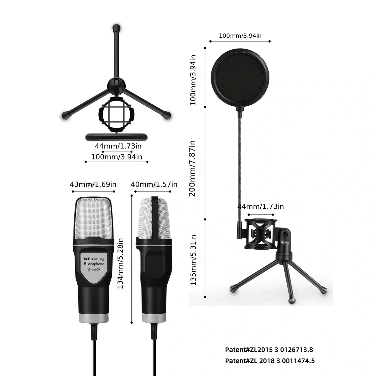 AyeBeau USB Condenser Microphone Kit – Streaming & Gaming
