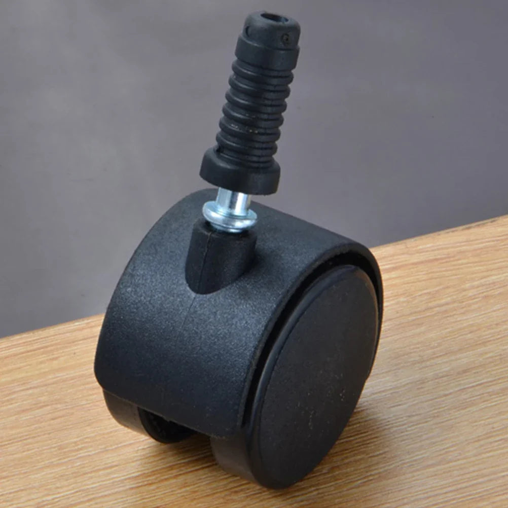 Swivel Caster Wheels Black Furniture Casters Office Chair Wheel 360