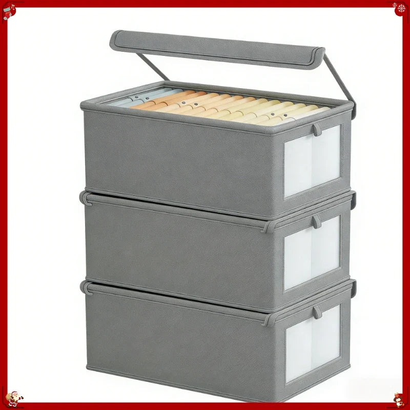 Foldable Oxford Cloth Storage Box Dustproof Household Clothes