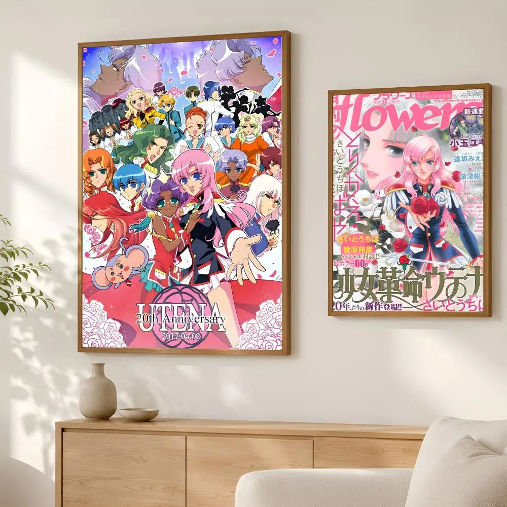 Revolutionary Girl Utena Anime Poster – Self-Stick HD Wall Art