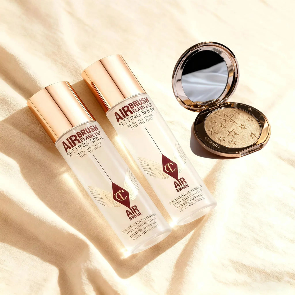 Charlotte Tilbury Makeup Set – Contour, Lip, Glow & Spray