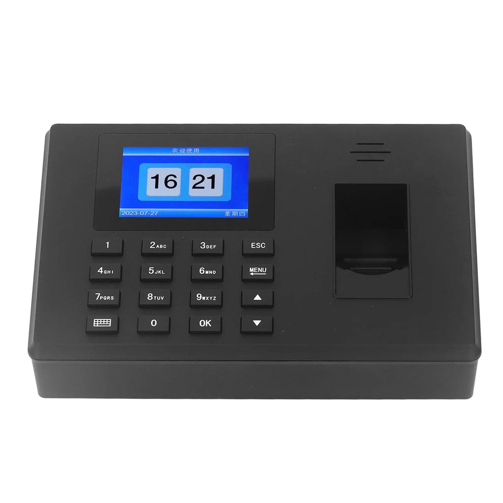 Fingerprint Time Attendance Machine Employee Checking Recorder USB