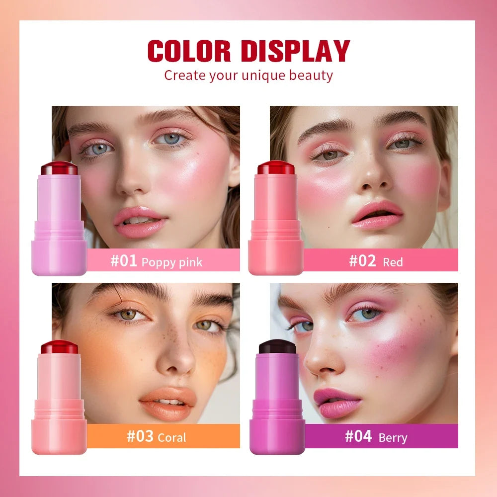 Milk Jelly Tint Stick – Sheer Lip & Cheek Blush | 4 Shades