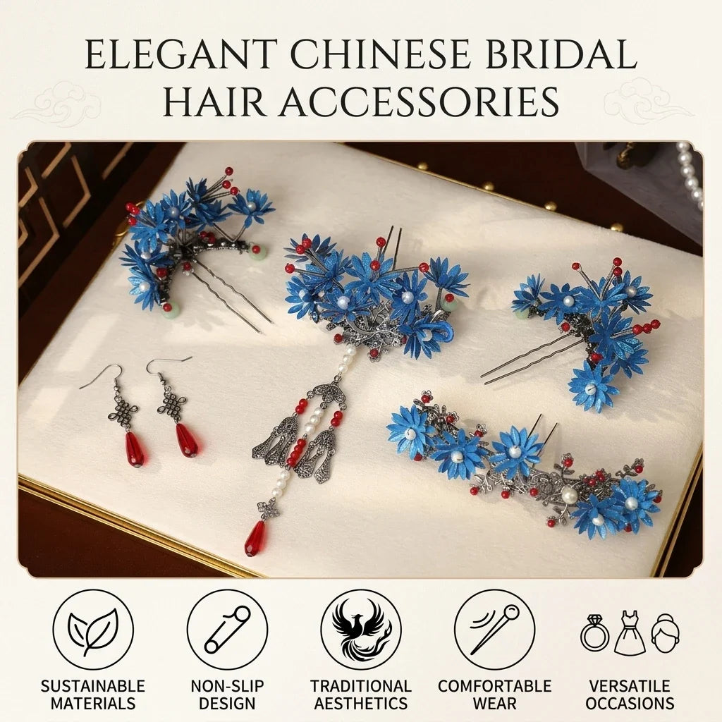 Qing Dynasty Bridal Hairpin | Chinese Wedding Hair Stick