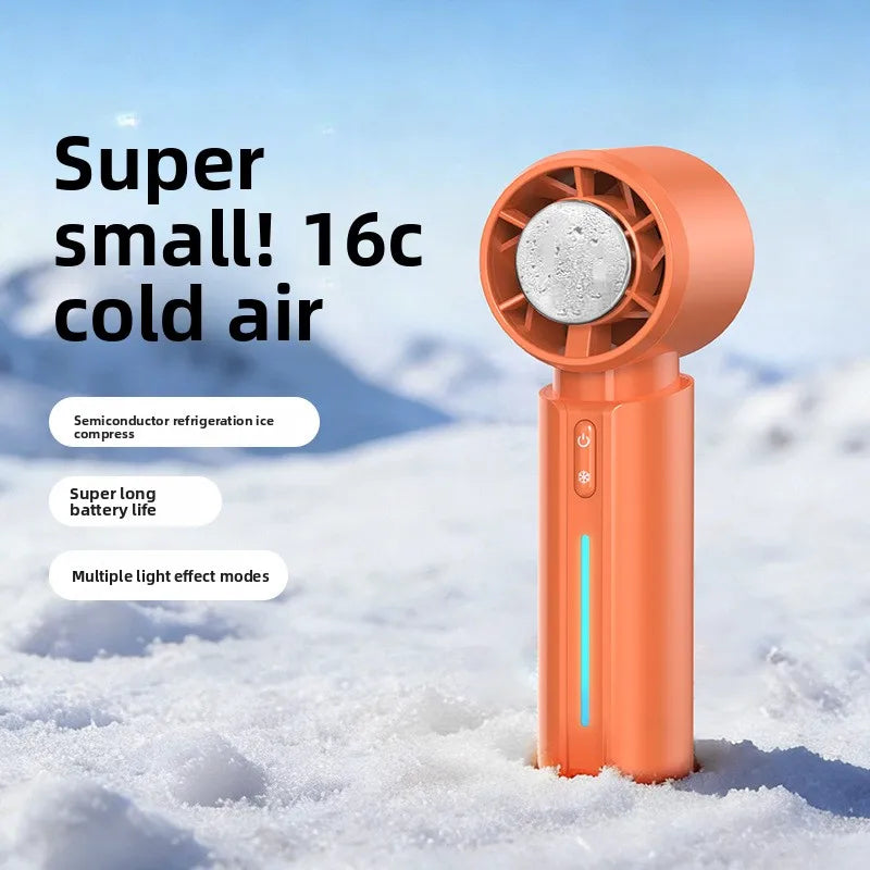 Mini Semiconductor Turbo Handheld & Neck Fan – USB Portable