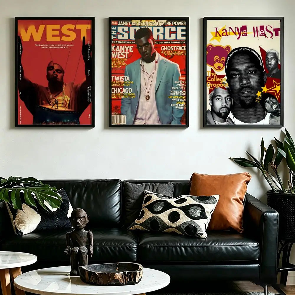 Hip-Hop Rapper HD Wall Poster – Aesthetic Home Decor Art