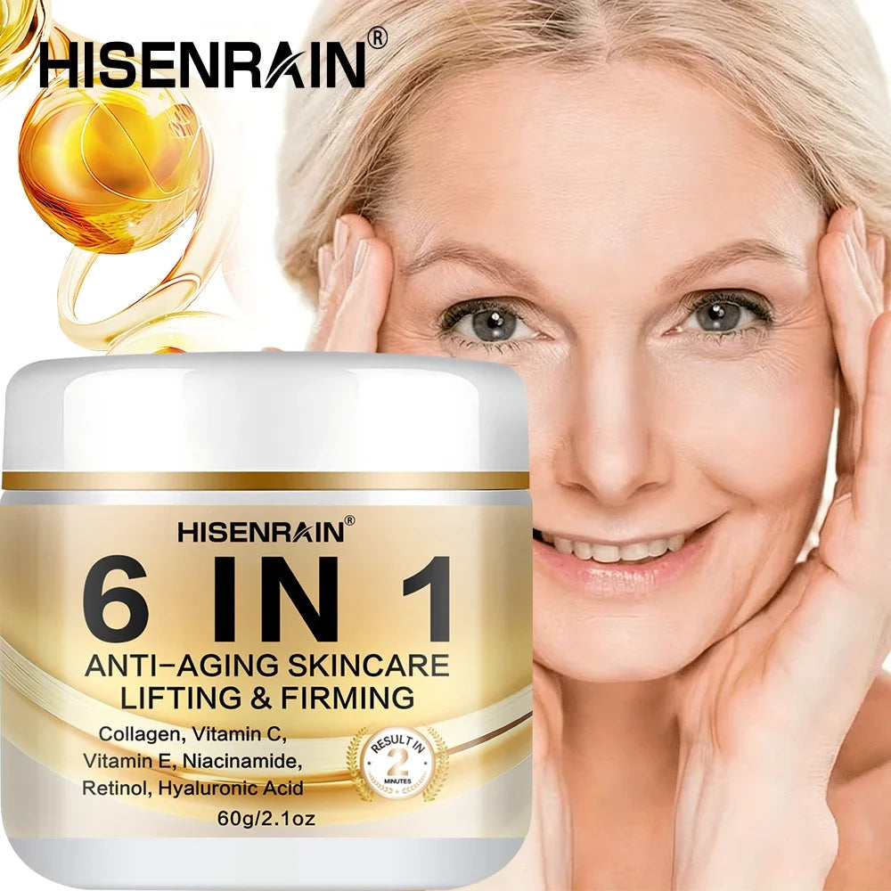 HISENRAIN 6-in-1 Collagen Anti-Aging Firming Face Cream