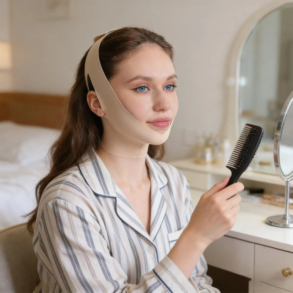 Collagen Chin Strap Face Slimming Mask – Jawline Sculpting