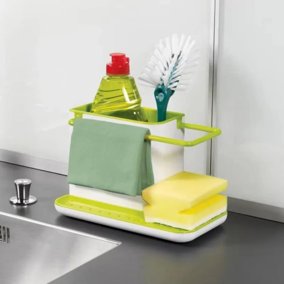 Kitchen Sink Shelf Organizer – Drip Rack & Storage Holder