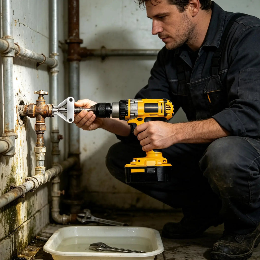 Faucet Angle Valve Wire Extractor | Hex Shank Pipe Repair Tool