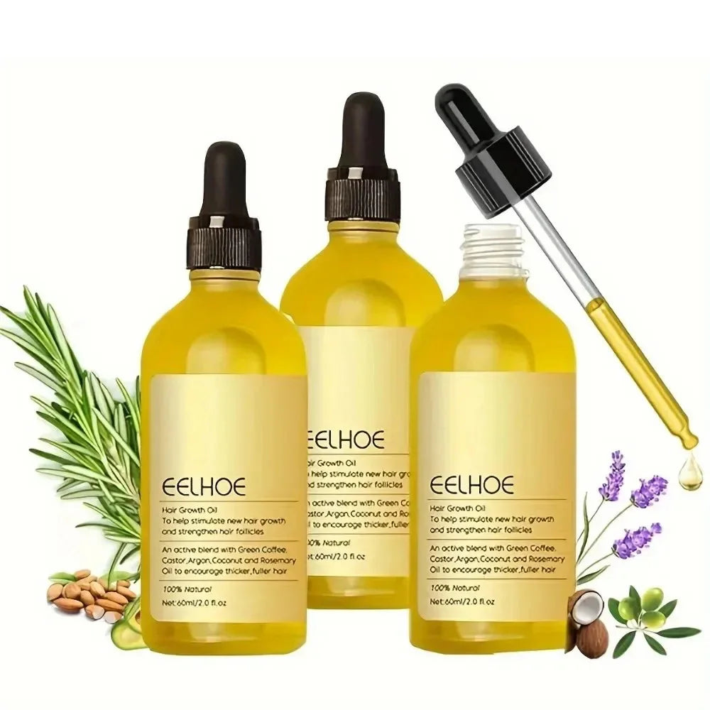 Eelhoe Rosemary Hair Growth Oil – Nourishing Scalp Serum 60ml
