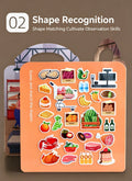 Reusable Sticker Books Kids Ages 3-6 Portable Travel Activity Book