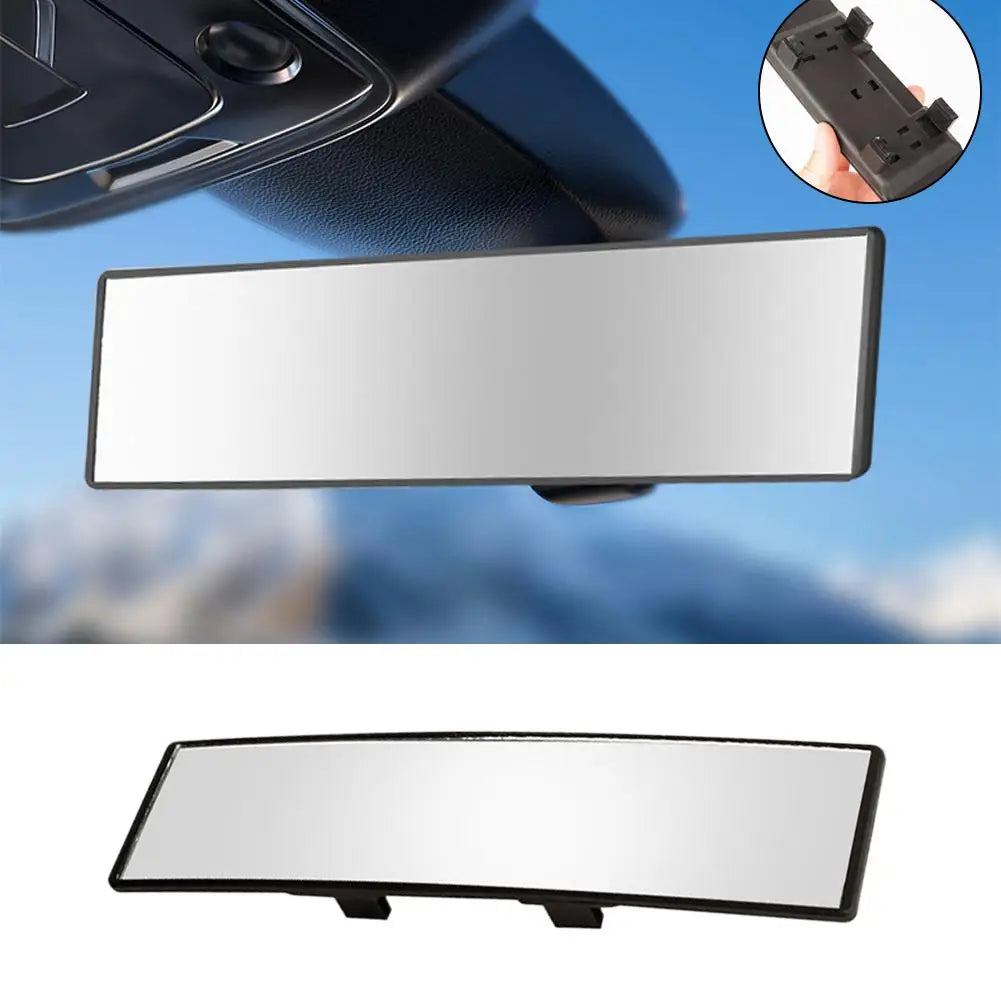 Clip-On Panoramic Rearview Mirror – Wide Angle Anti-Glare HD