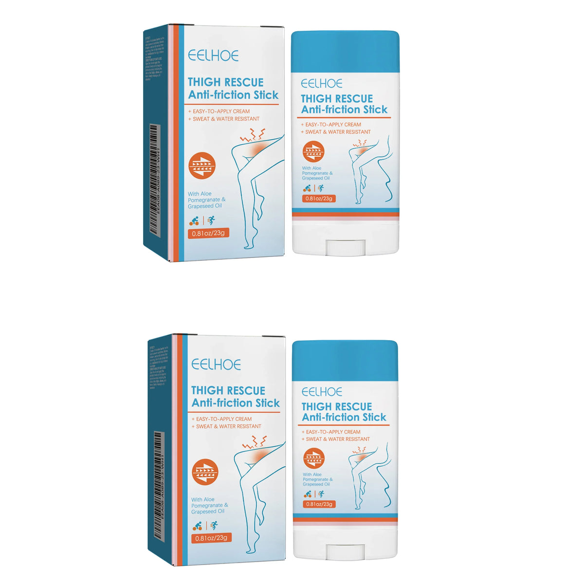 Eelhoe Anti-Chafing Stick – Waterproof, Sweat-Resistant, 23g