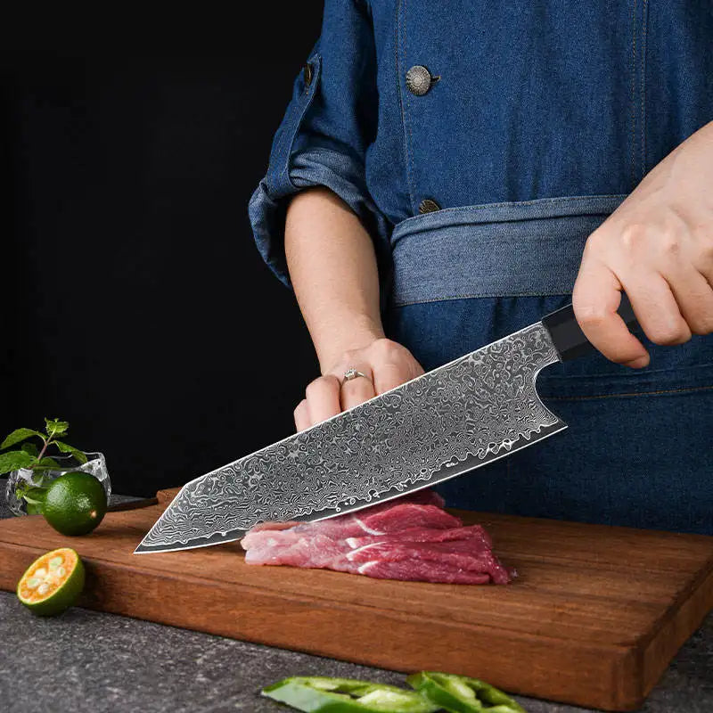 8-Inch Damascus Chef's Knife – 67-Layer VG10 Steel & G10 Handle