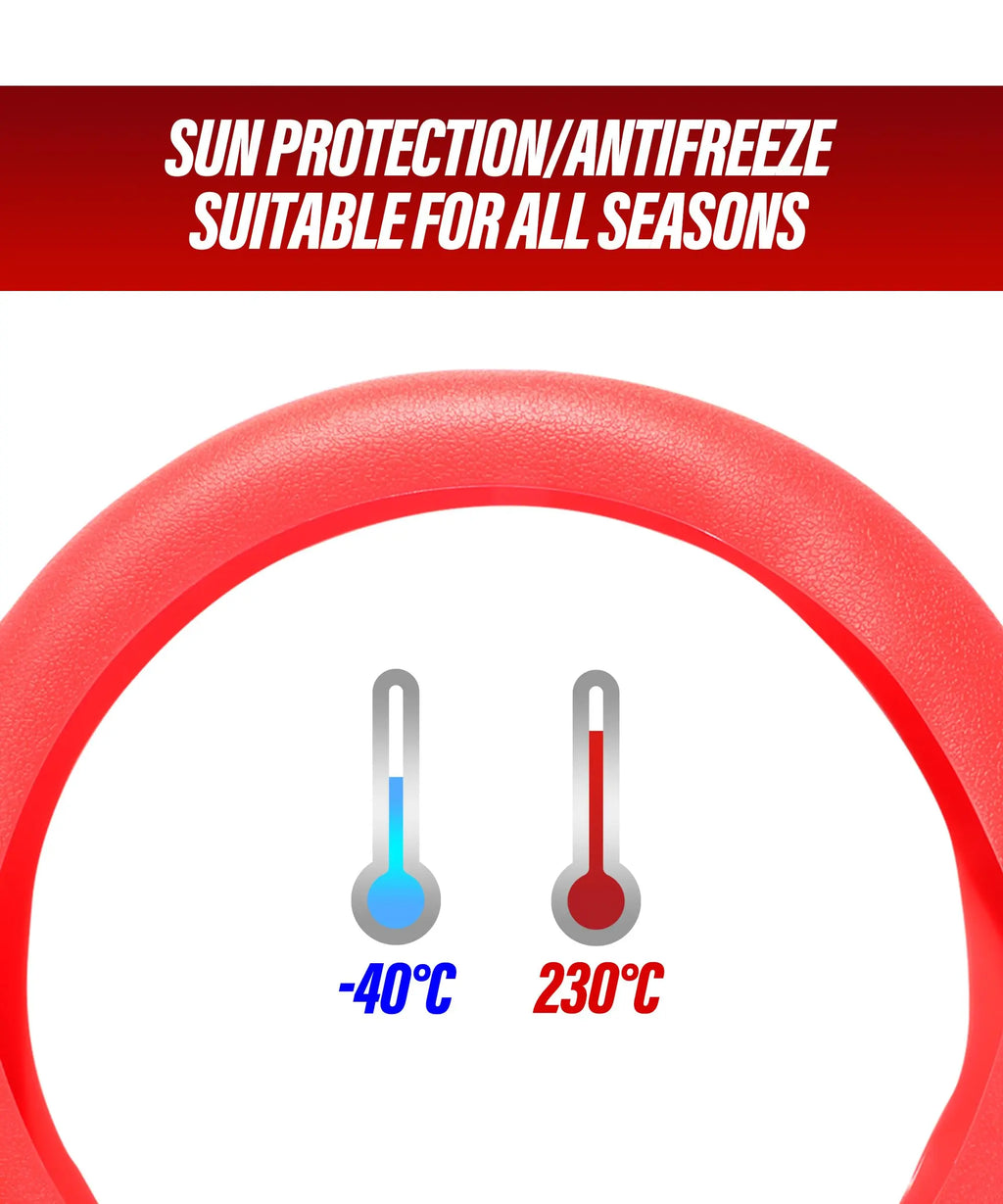 Anti-Slip Silicone Steering Wheel Cover | Universal 14–16"