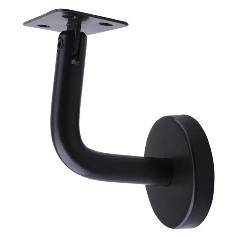 Stainless Steel Stair Handrail Wall Bracket – Black Bannister Support