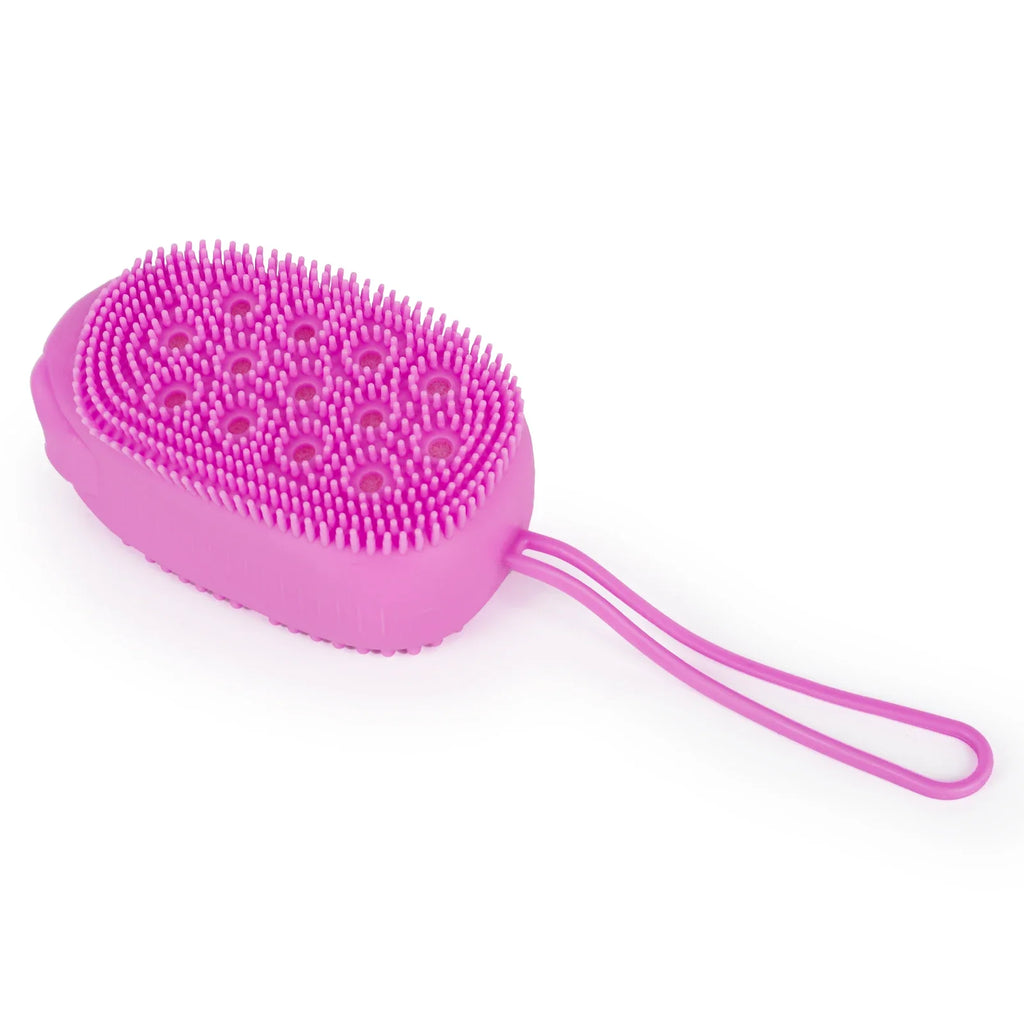 Silicone Body Scrubber Double-Sided Shower Bath Brush