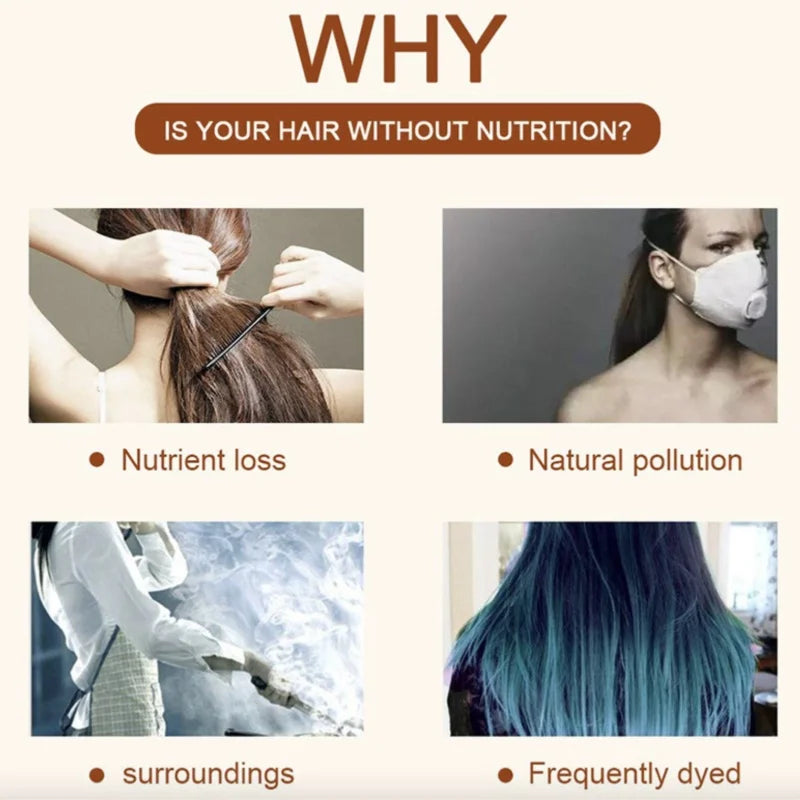 Miracle Hair Mask Pure Protein Suitable Men Women Dry 1 Bottle