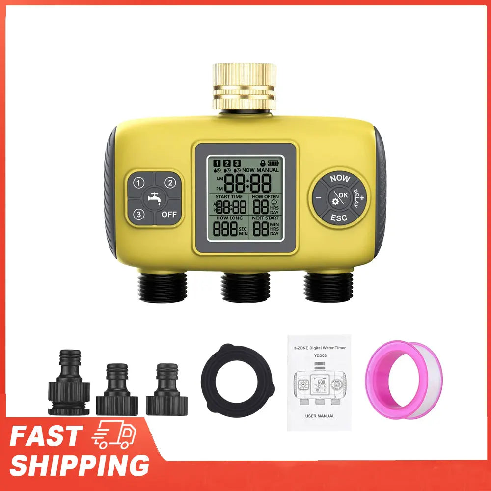 Automatic Timing Valves Controller Inlet Rain Delay Water Timer