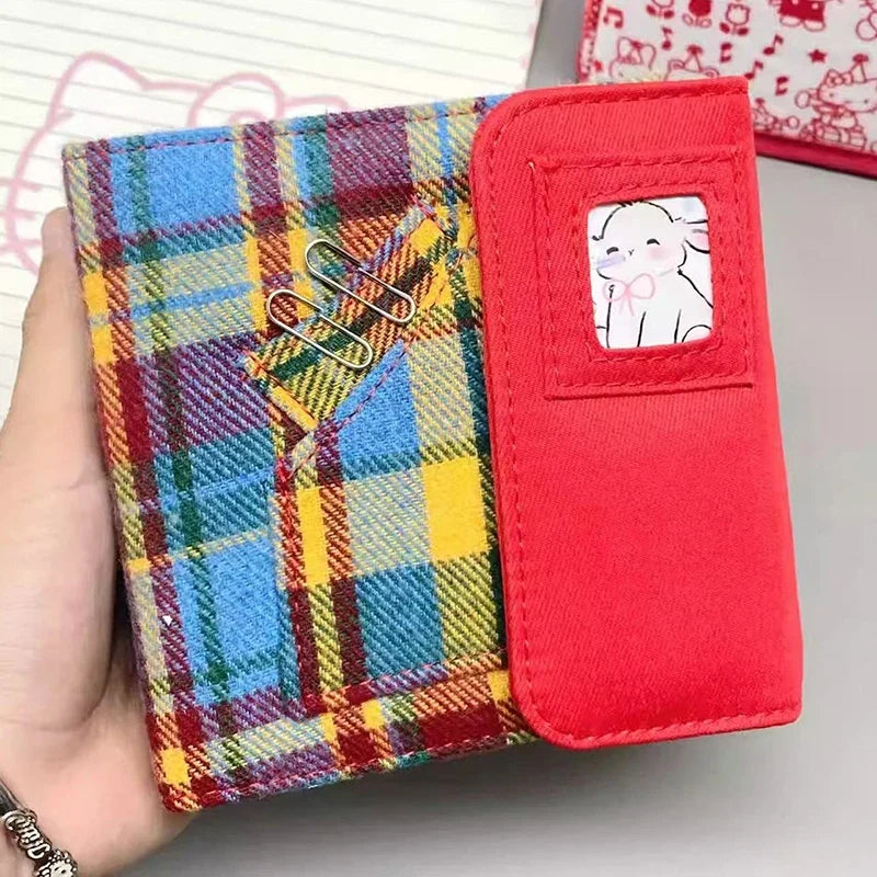 K-Pop Photocard Binder – Candy Color Fabric Loose-Leaf Album